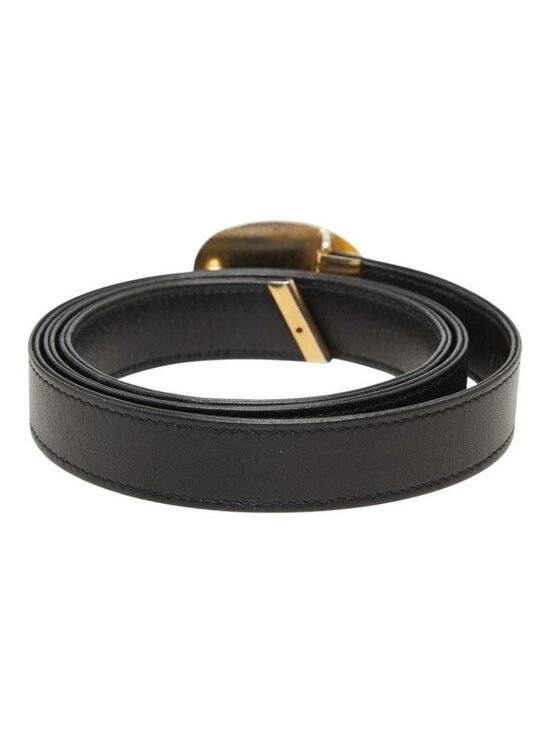 Dior Logo Belt 70 28 Black Leather main image 6